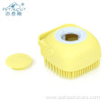 Pet dog cat shampoo bath storage pet brush